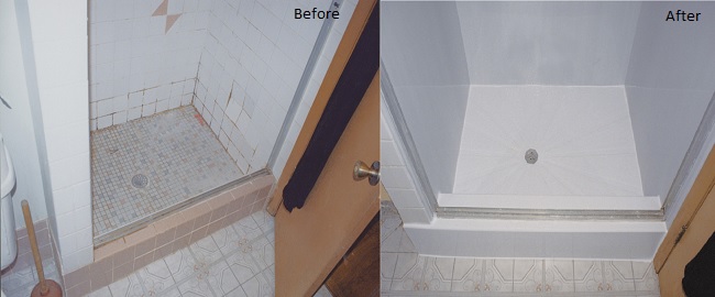 Before and After Shower Replacement
