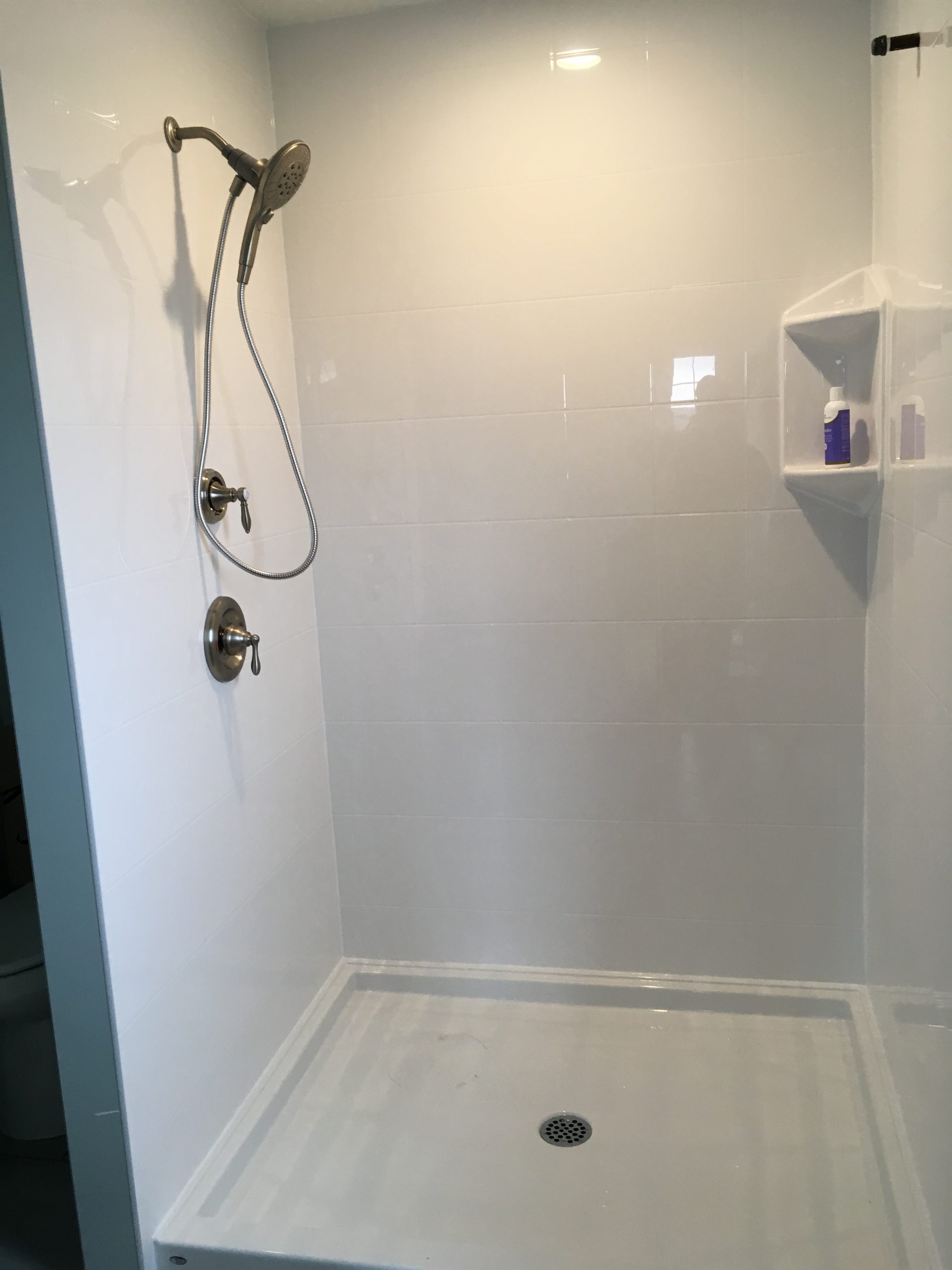 New Shower Floor and Tile by Jim Brown Interior Reglazing, Okanagan