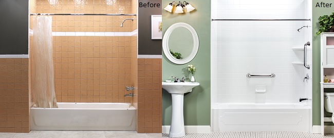 Replace your Bath Tub Liner to Easily change to Look of your Bathroom