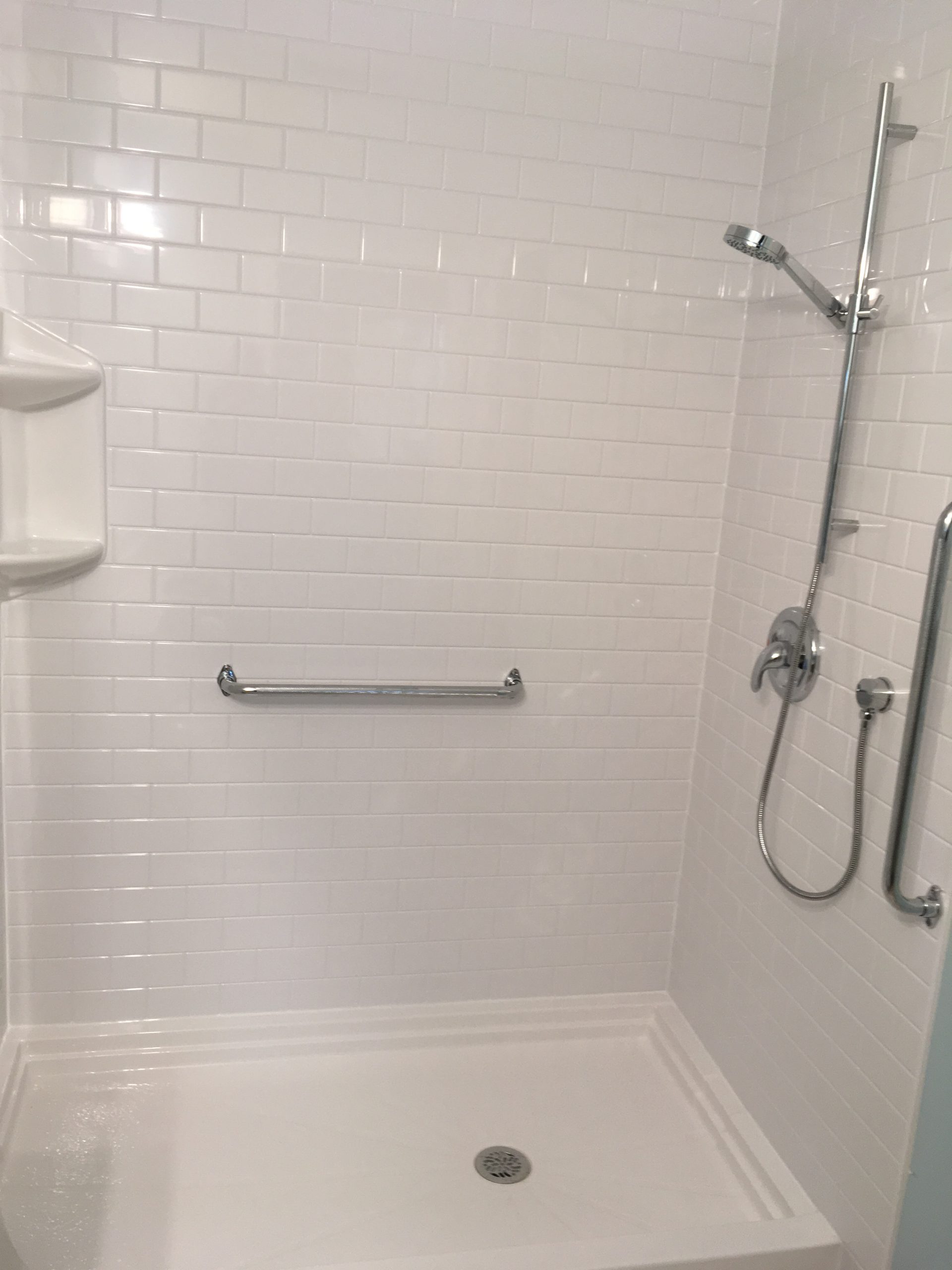 Shower Floor Subway by Jim Brown Interior Reglazing, Okanagan